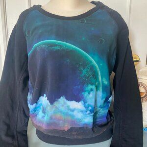 Maison Scotch - Planets Sweatshirt Size - Size 6 - Sci Fi, Space, Casual